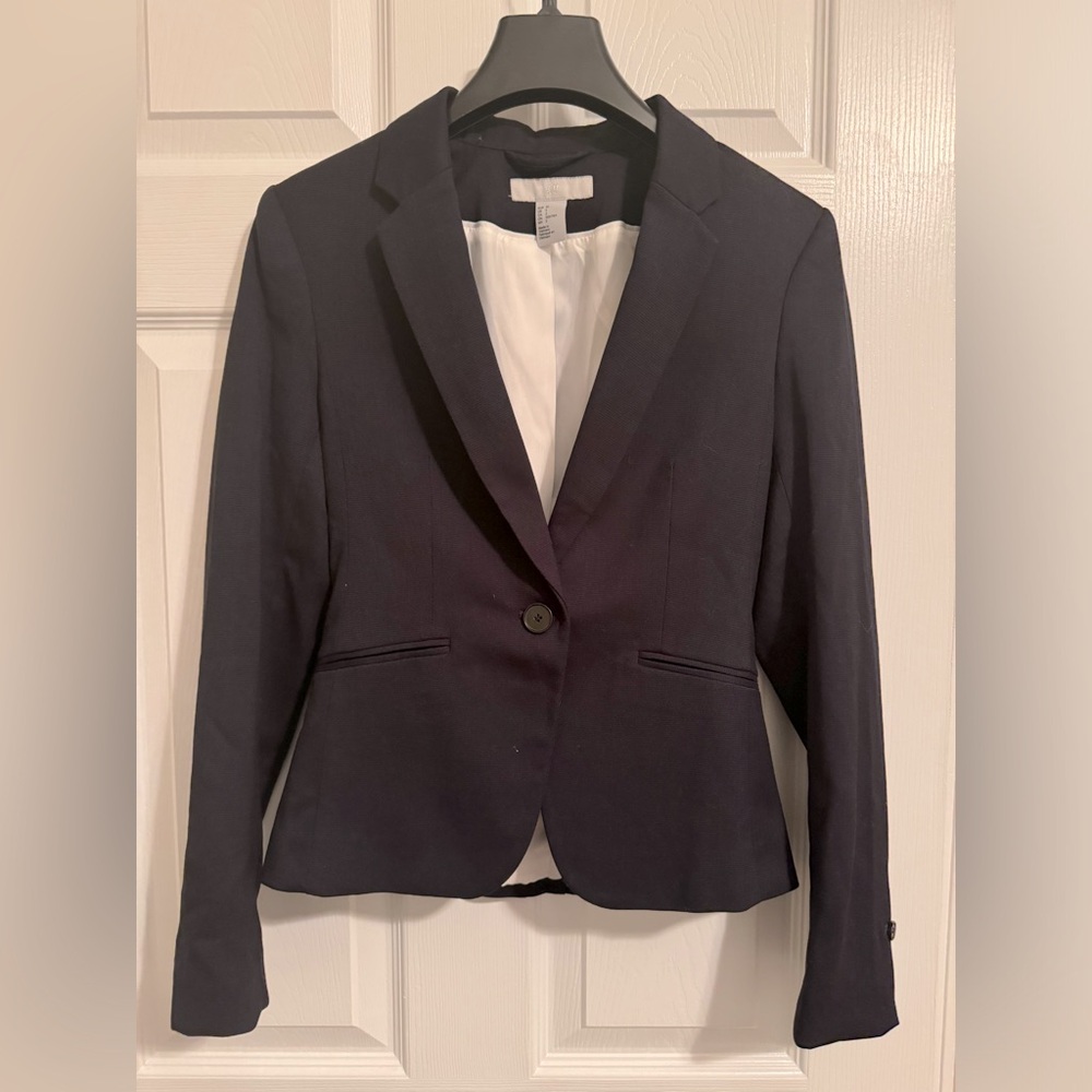 H&M Navy Blue Blazer